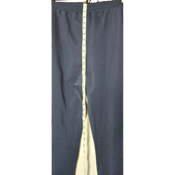 FILA Vintage Snap Track Pants – Navy & Red Striped Retro Athletic Style - Picture 6 of 8